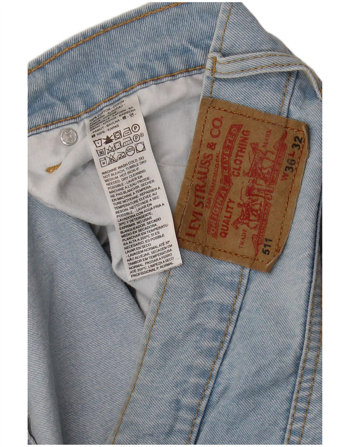 Jeans Levi's Uomo 511 Slim W36 L27 Cotone Blu