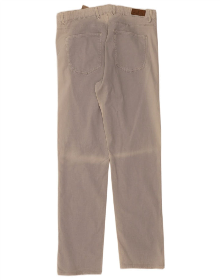 MASSIMO DUTTI Pantaloni casual dritti da uomo EU 42 Large W32 L32 Grigio