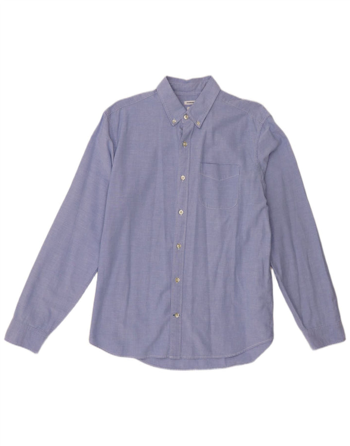 Camicia Gap da uomo vestibilità standard in cotone blu medio