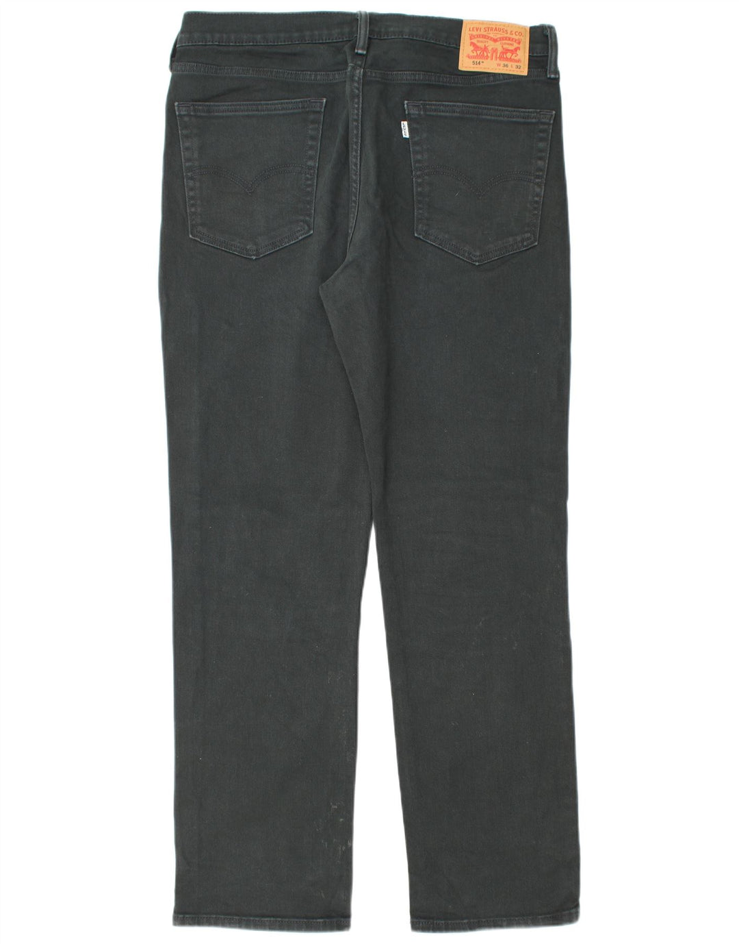 LEVI'S Jeans dritti da uomo 514 W36 L32 cotone nero