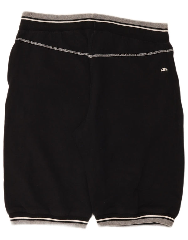 Pantaloncini sportivi da uomo Ellesse grandi in cotone nero
