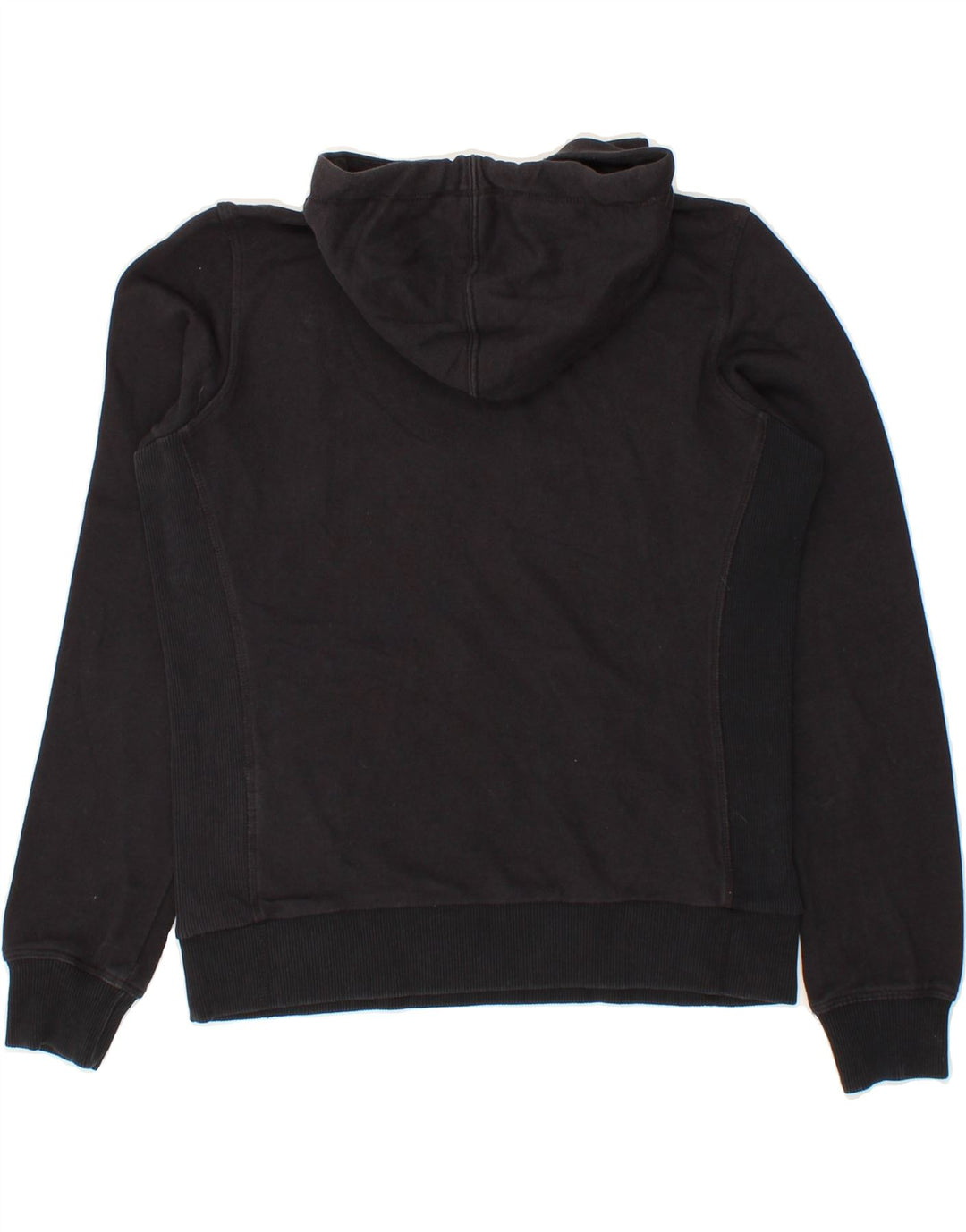 CHAMPION Womens Heritage Classics Graphic Hoodie Jumper UK 14 Medium Black Vintage Champion and Second-Hand Champion from Messina Hembry 