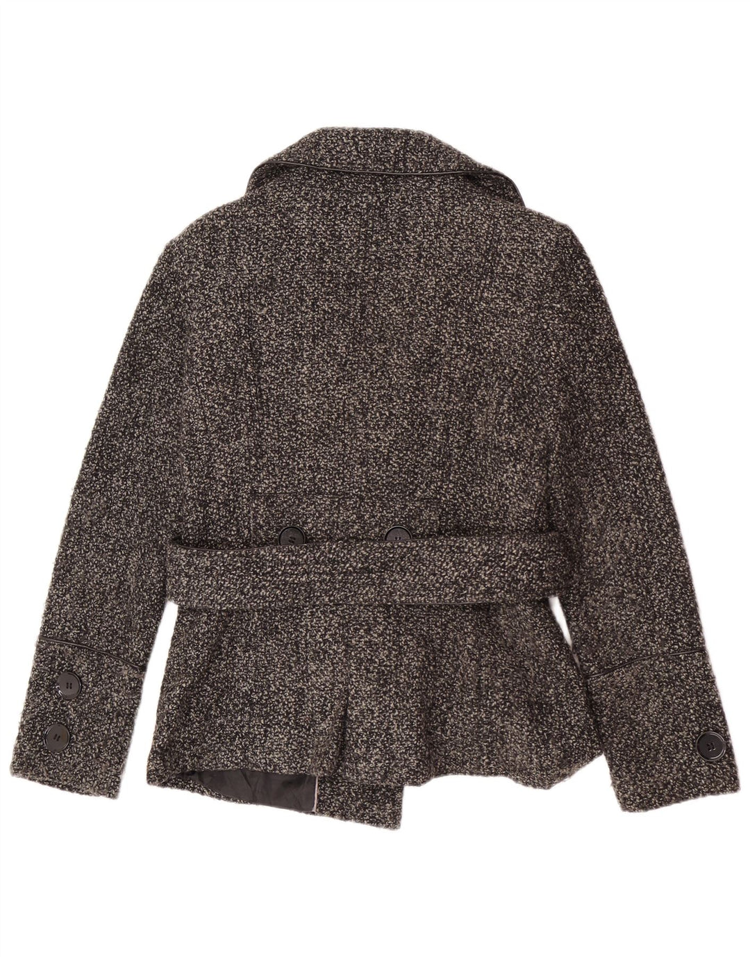 Giacca blazer a 3 bottoni da donna Zara UK 10 piccola grigia