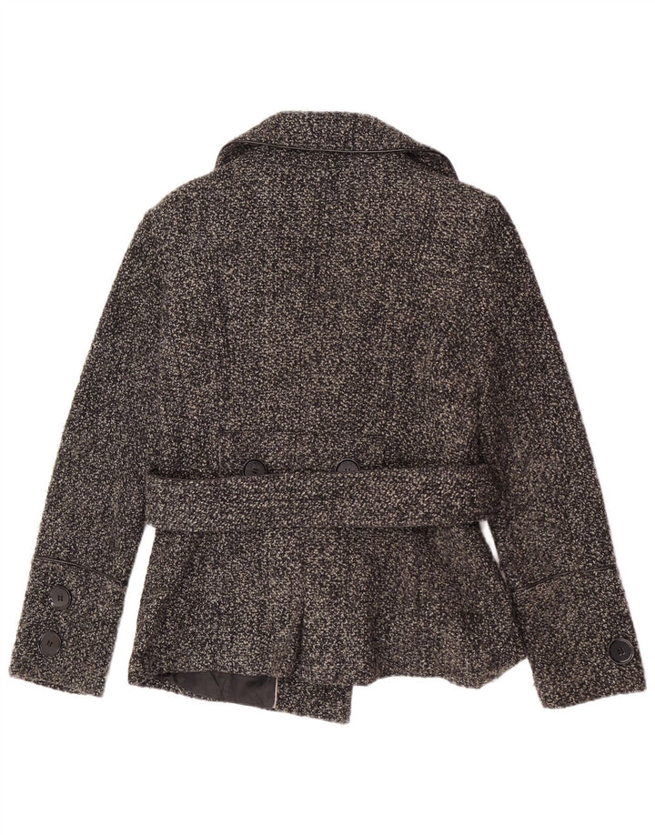 Giacca blazer a 3 bottoni da donna Zara UK 10 piccola grigia