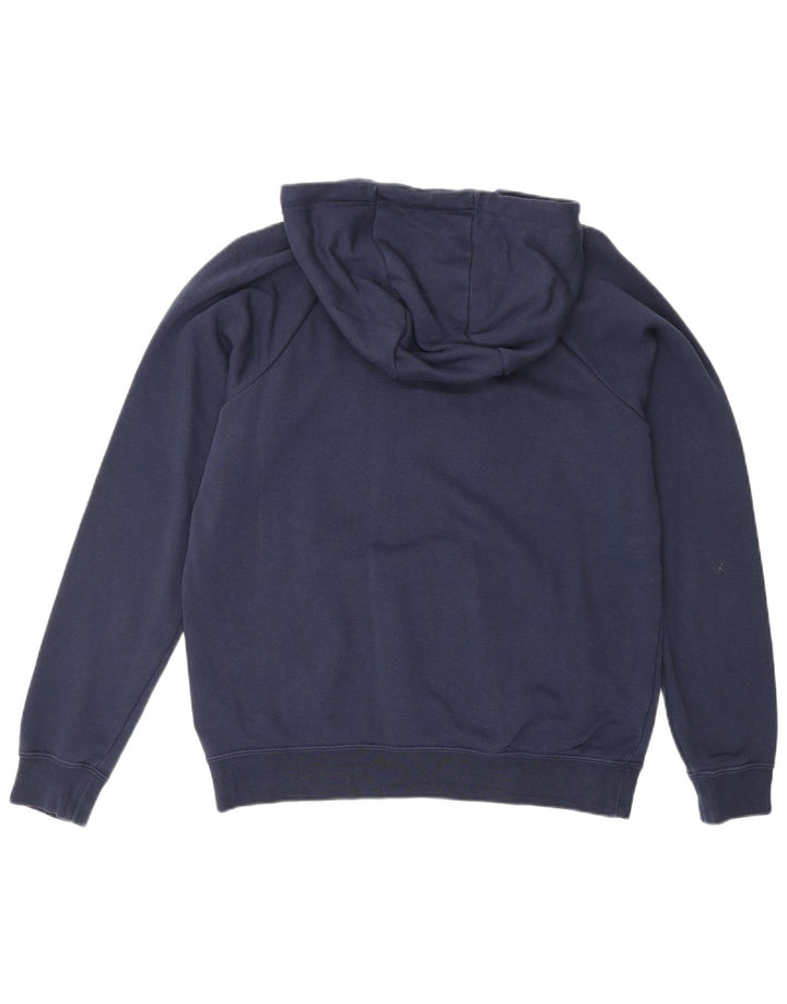 Maglione con cappuccio da uomo NIKE piccolo in cotone blu navy