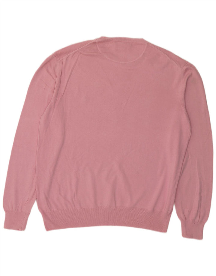 Maglione maglione girocollo da uomo Marlboro Classics 2XL cotone rosa