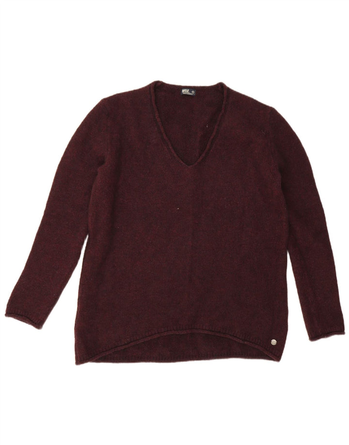 Maglione da uomo con scollo a V Rifle XL Borgogna