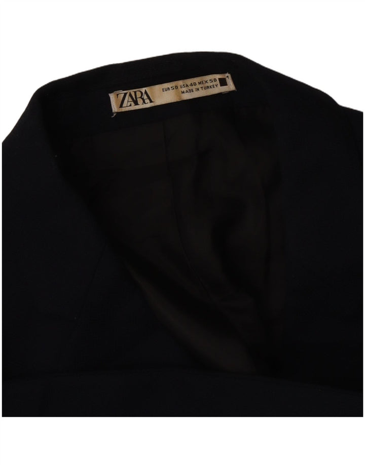 Giacca blazer da uomo a 1 bottone Zara EU 50 blu navy medio
