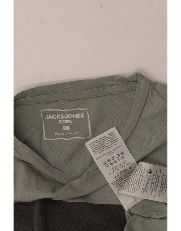 T-shirt grafica da uomo Jack & Jones Top in cotone verde medio