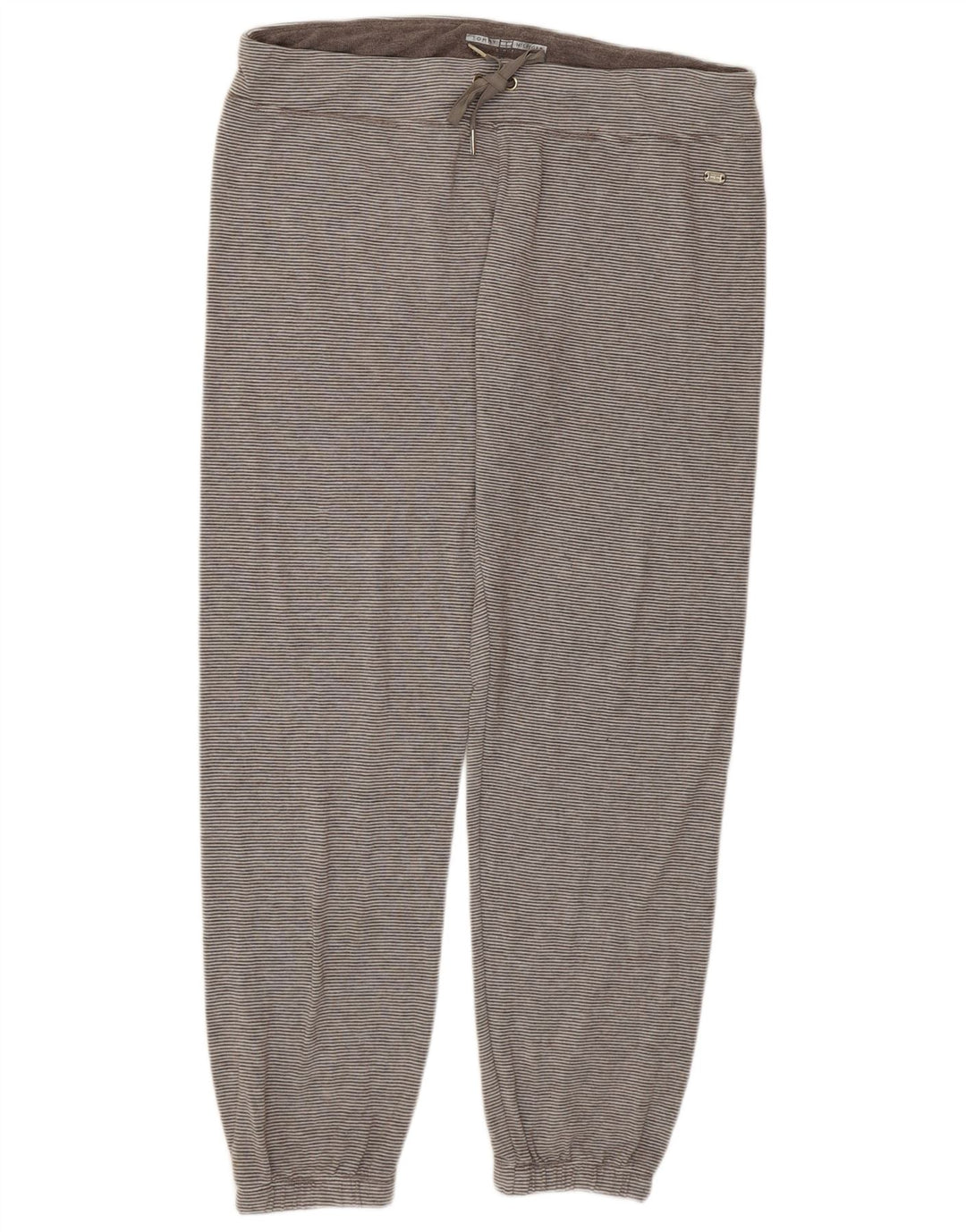 TOMMY HILFIGER Pantaloni da tuta da donna Joggers UK 16 Large Grigio