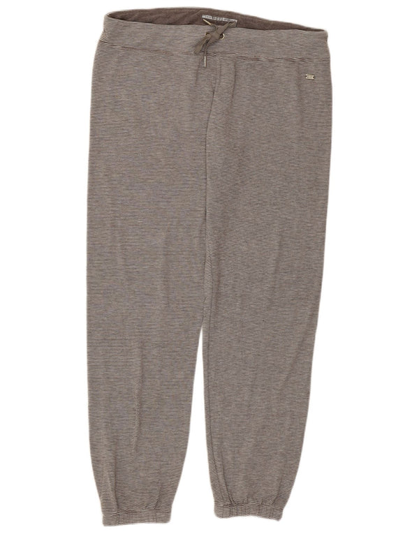 TOMMY HILFIGER Pantaloni da tuta da donna Joggers UK 16 Large Grigio