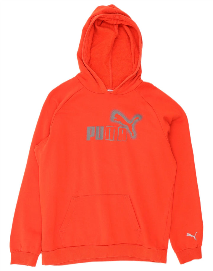 Felpa con cappuccio grafica da ragazzo Puma 15-16 anni Rossa