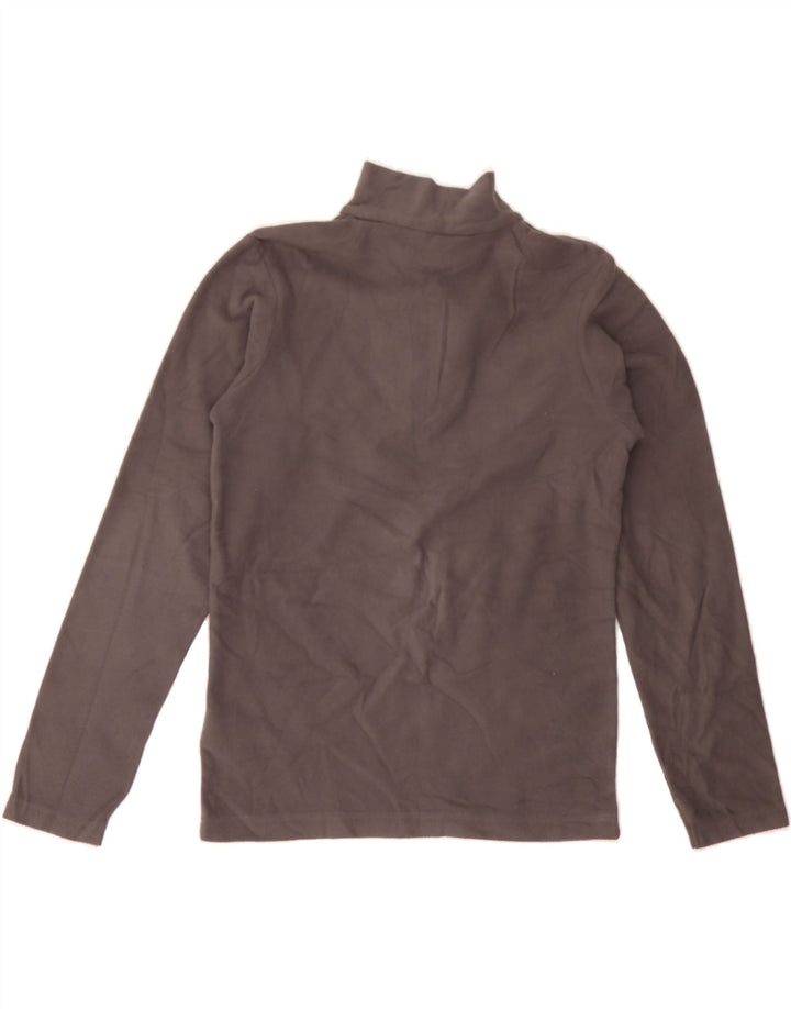 MOUNTAIN WAREHOUSE Boys Zip Neck Fleece Jumper 11-12 Years Brown Polyester Vintage Mountain Warehouse and Second-Hand Mountain Warehouse from Messina Hembry 
