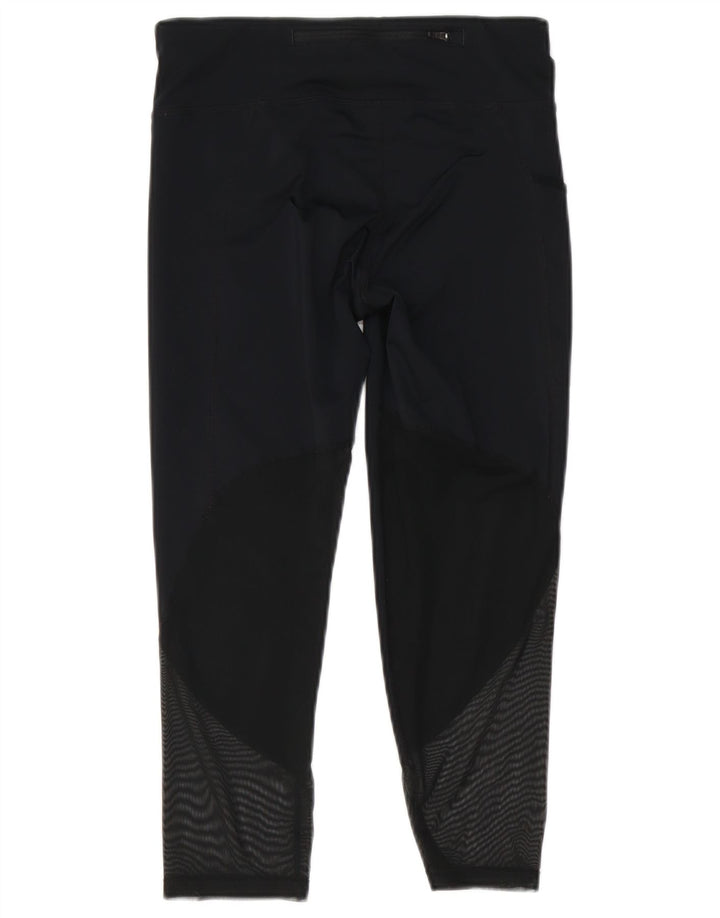 Leggings Nike Dri Fit da donna UK 8 Small Nero Poliestere geometrico