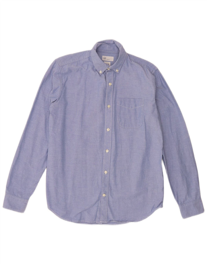 Camicia Gap da uomo vestibilità standard piccola in cotone blu