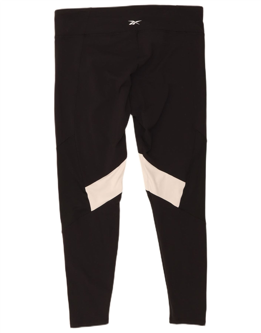 Leggings Reebok Donna UK 20/22 XL Nero Colourblock