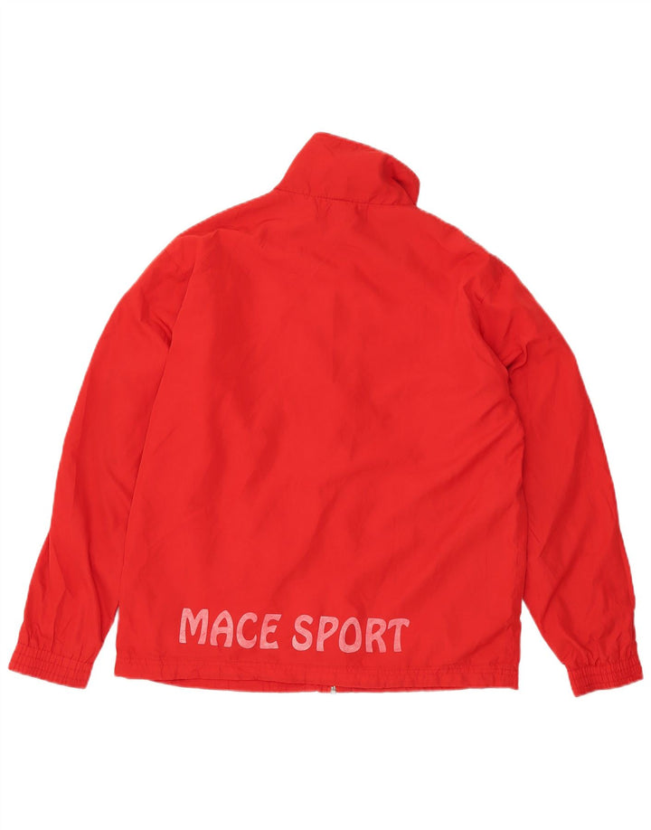 Giacca da ginnastica grafica da uomo Umbro piccola in poliestere color block rosso