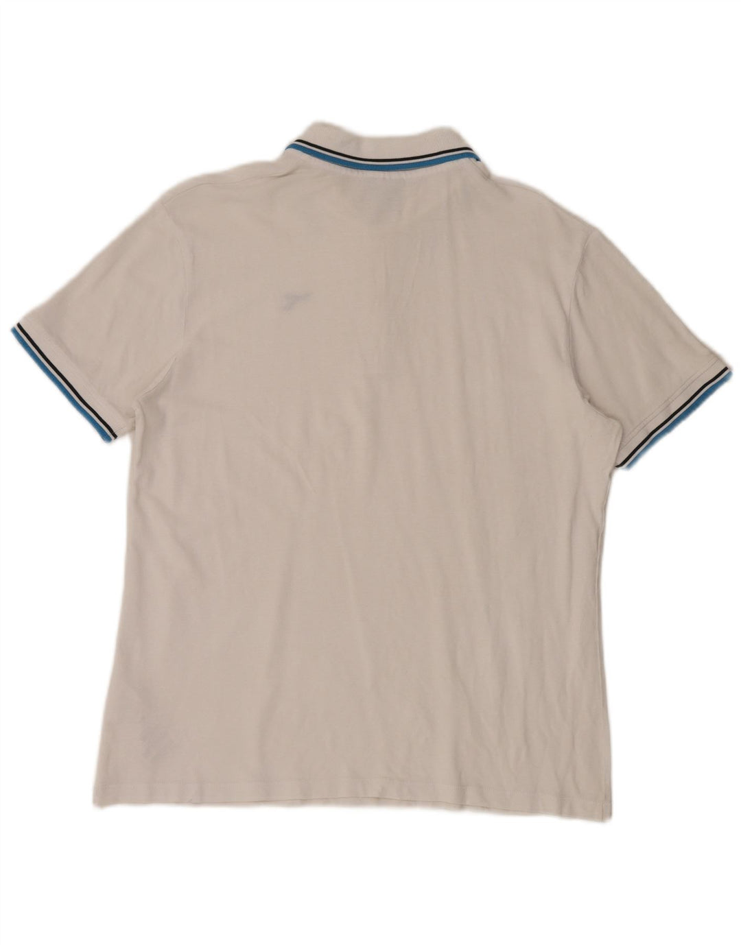 Polo Diadora Uomo Large Bianca in Cotone
