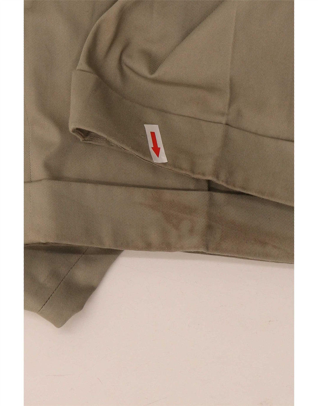 Pantaloni chino con pegging da uomo Marks & Spencer W34 L29 poliestere grigio