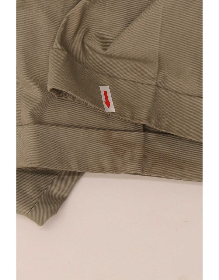 Pantaloni chino con pegging da uomo Marks & Spencer W34 L29 poliestere grigio