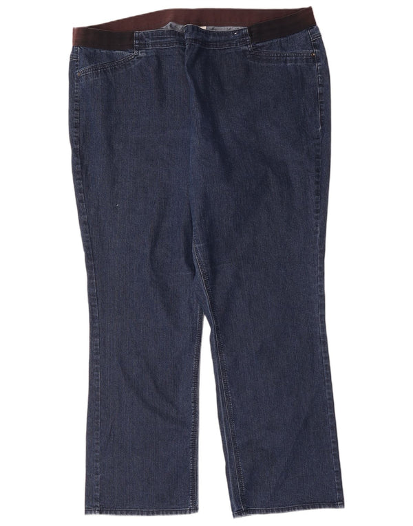 Jeans dritti da donna autografi UK 24 4XL W48 L32 Cotone blu