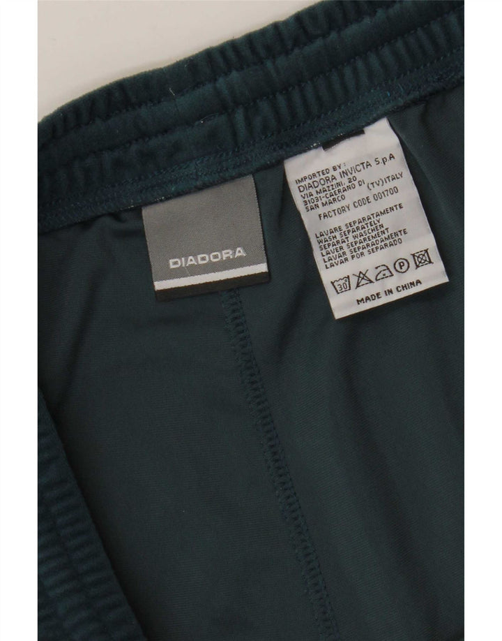 Pantaloni da tuta in velluto da uomo Diadora 2XL Poliestere verde