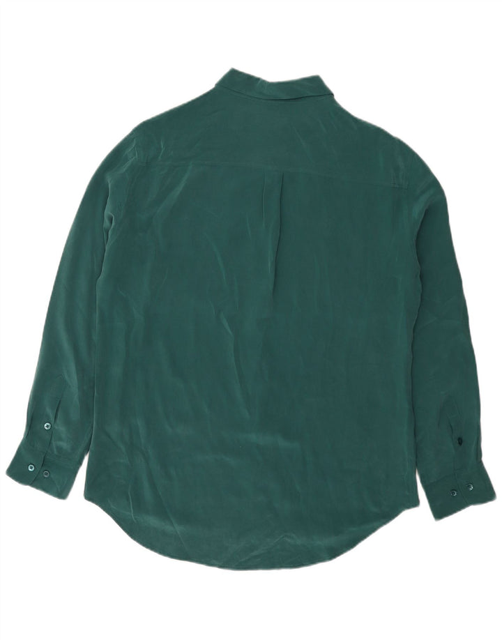 EQUIPMENT Camicia da donna Camicetta UK 16 Grande Seta Verde