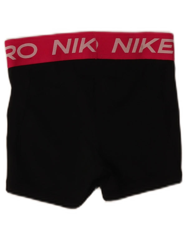 Pantaloncini sportivi Nike da donna con grafica UK 8 Small Black Colourblock