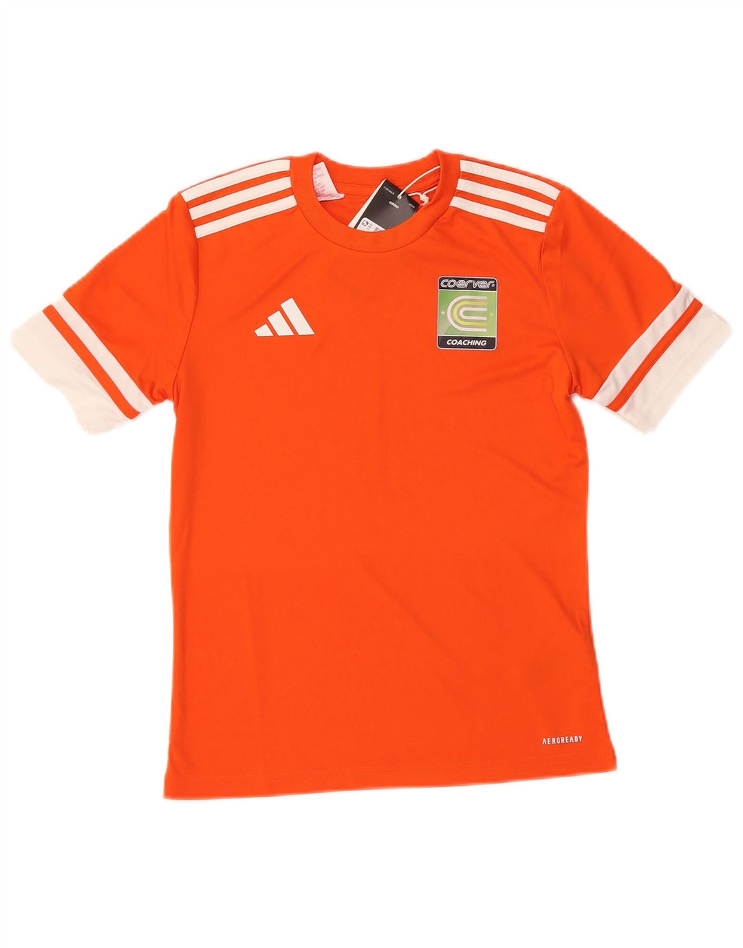 T-shirt grafica ADIDAS per ragazzi Aeroready, 11-12 anni, color block arancione