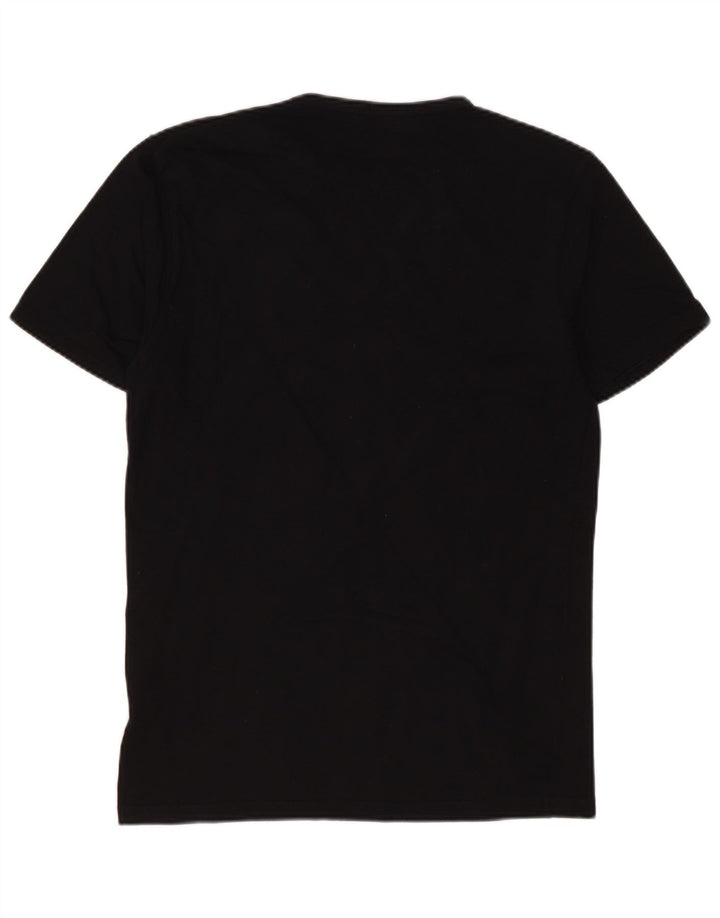 T-shirt uomo Kappa Top media in cotone nero