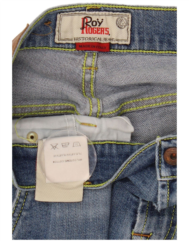 Jeans slim da uomo Roy Rogers W32 L30 cotone blu