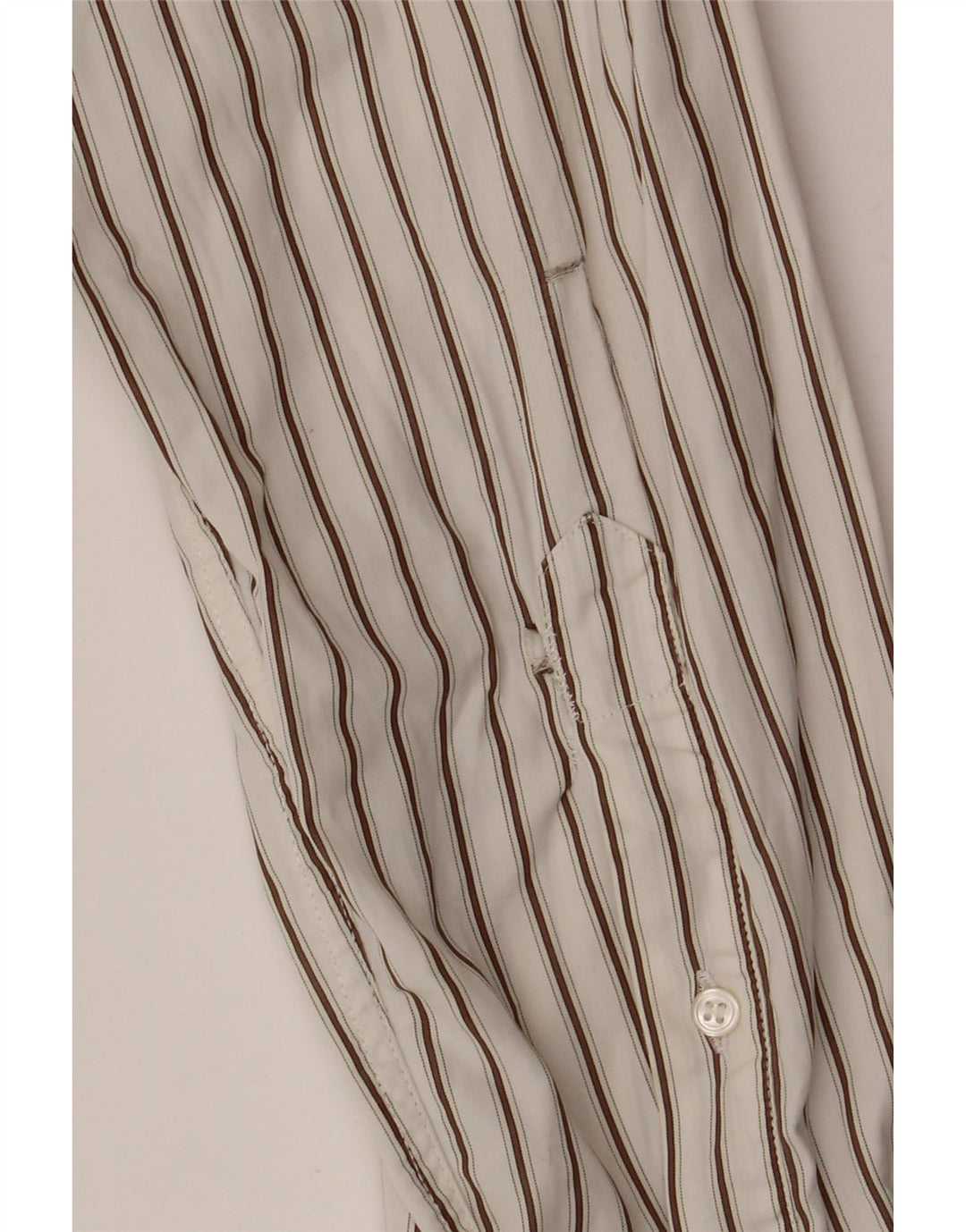 Camicia da uomo ROSSO MALASPINO Taglia 43 17 Cotone a righe bianche grandi