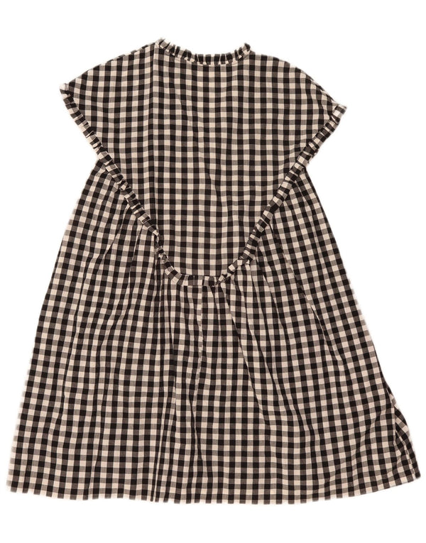 Abito a trapezio da donna Zara UK 14 medio nero a quadretti