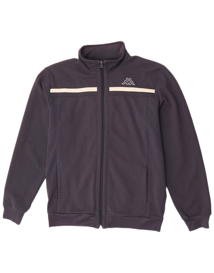 Giacca da tuta da uomo Kappa XL blu navy in poliestere
