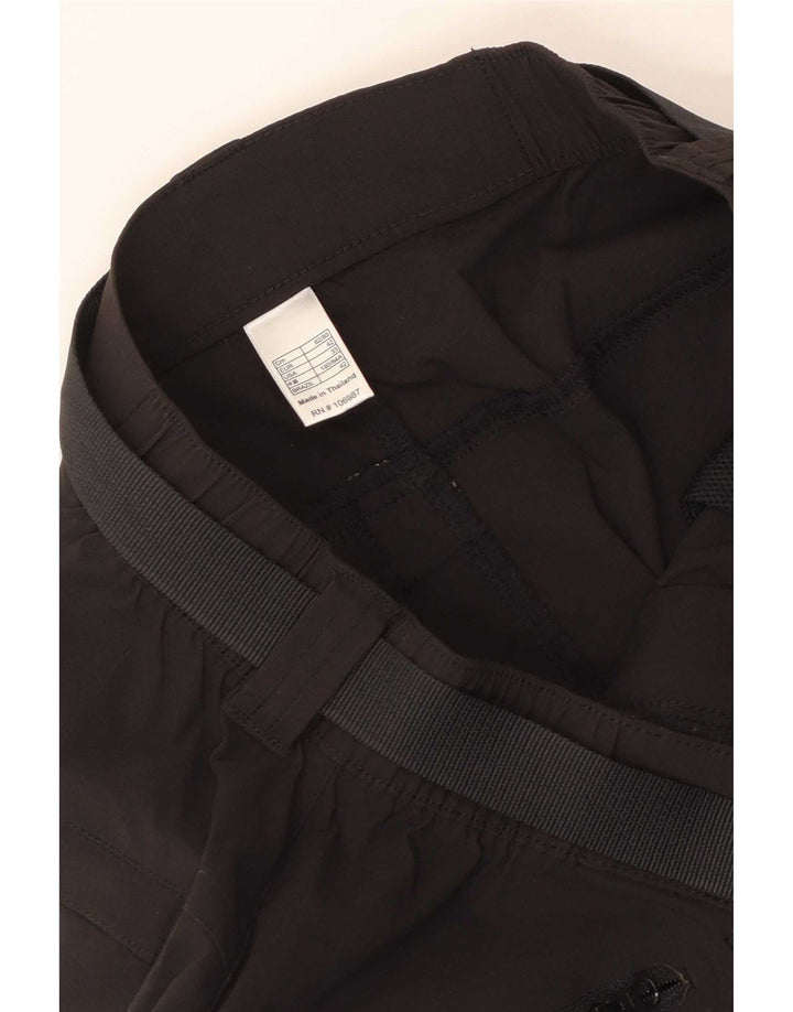 Pantaloncini cargo vintage da uomo W33 medio nero in poliammide