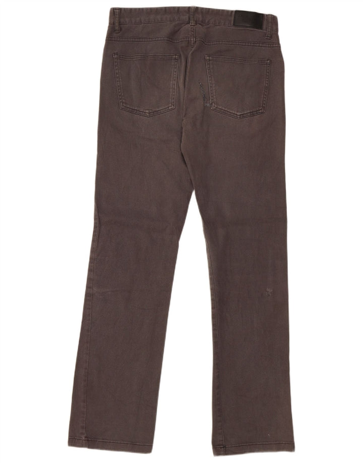 Pantaloni casual dritti da uomo ZARA EU 40 medio W31 L31 grigio