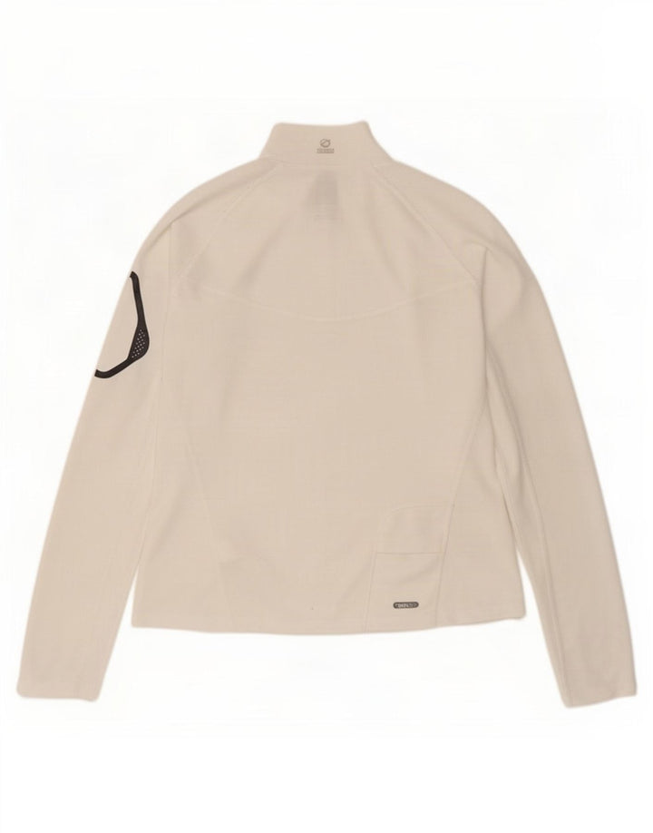 Top da tuta pullover con zip e collo da donna The North Face UK 16 Large Bianco