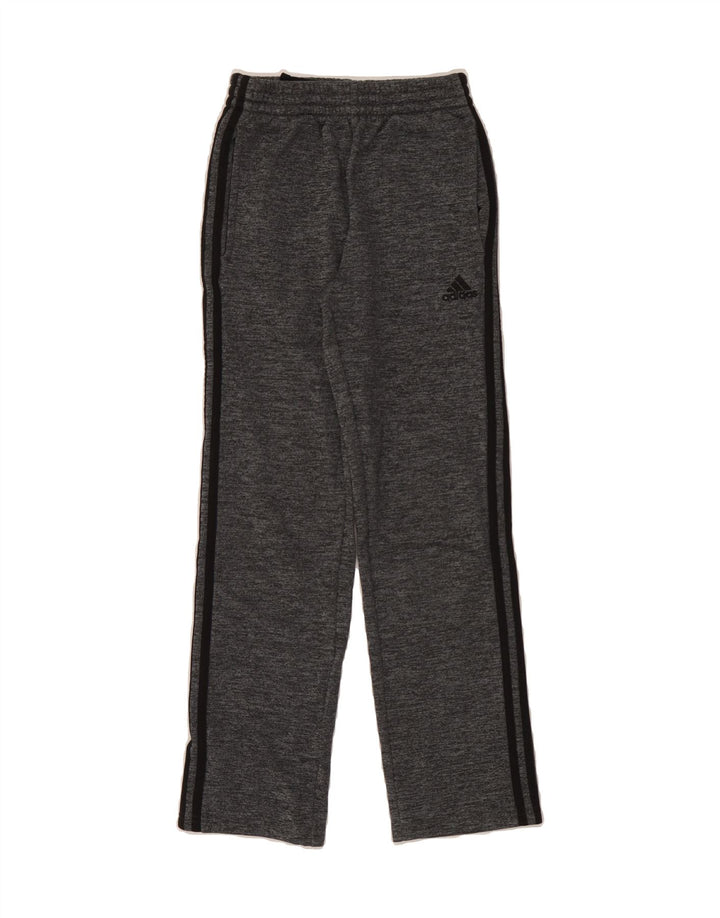 ADIDAS Boys Tracksuit Trousers 10-11 Years Medium Grey Polyester Vintage Adidas and Second-Hand Adidas from Messina Hembry 