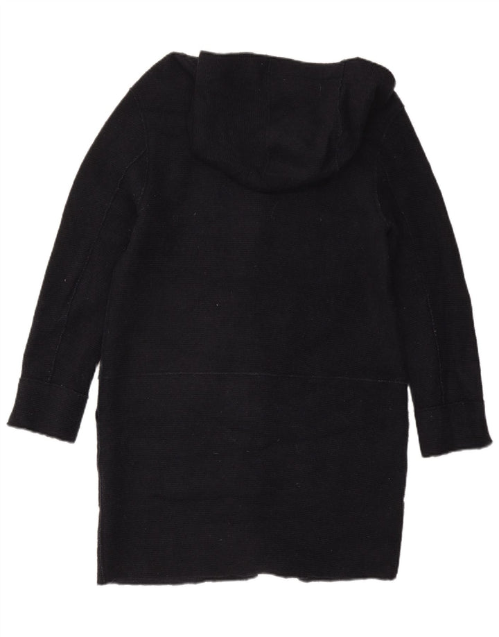 Cappotto con cappuccio da donna Zara UK 12 medio blu navy