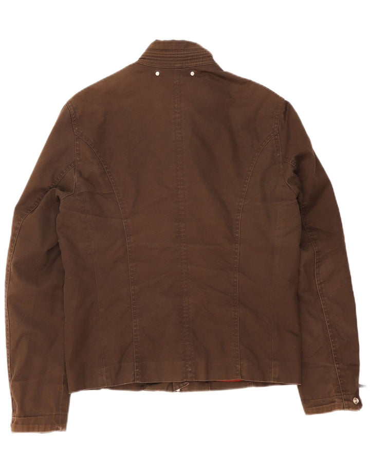 Giubbotto bomber da uomo Zara UK 36 piccolo cotone marrone