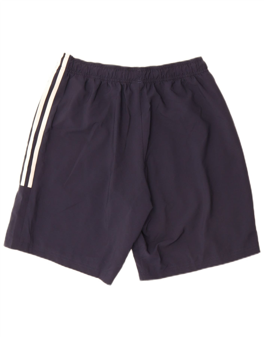 Pantaloncini sportivi da uomo Adidas medi in poliestere blu navy
