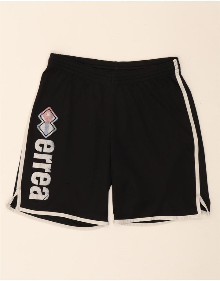 Pantaloncini sportivi grafici da uomo ERREA medi neri