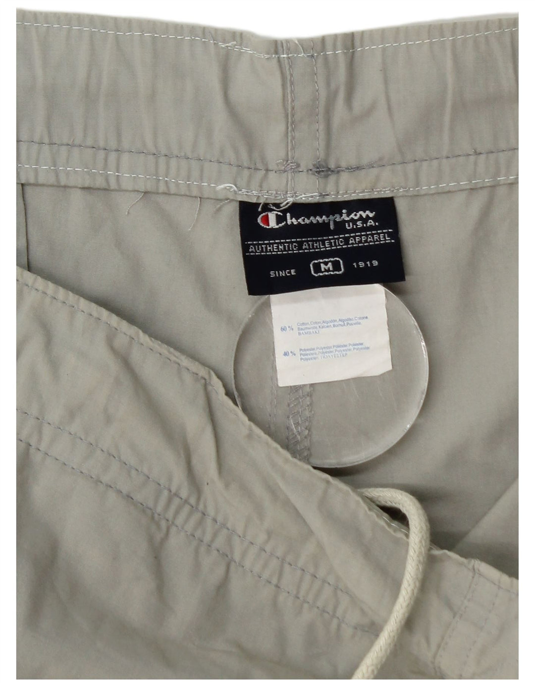 Pantaloncini chino da uomo Champion medi W40 cotone grigio