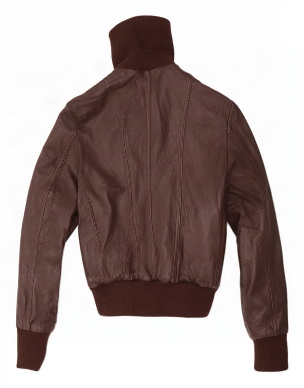 Giacca in pelle da uomo Together IT 44 Marrone medio