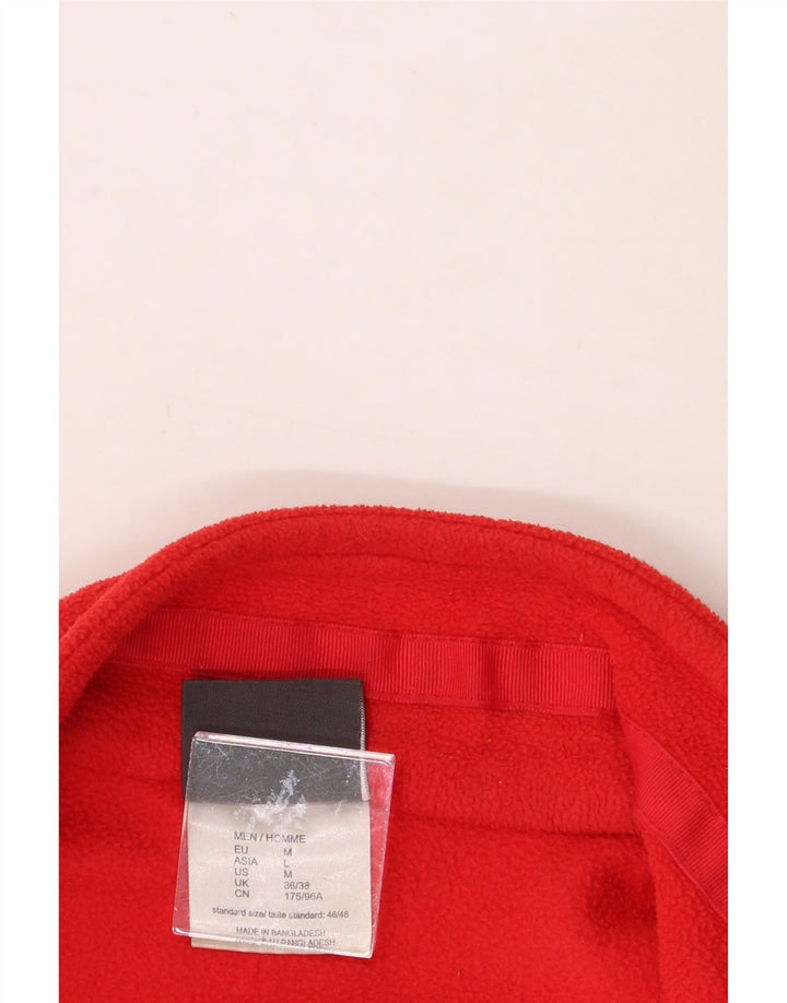 JACK WOLFSKIN Mens Fleece Jacket UK 36/38 Medium Red Polyester Vintage Jack Wolfskin and Second-Hand Jack Wolfskin from Messina Hembry 
