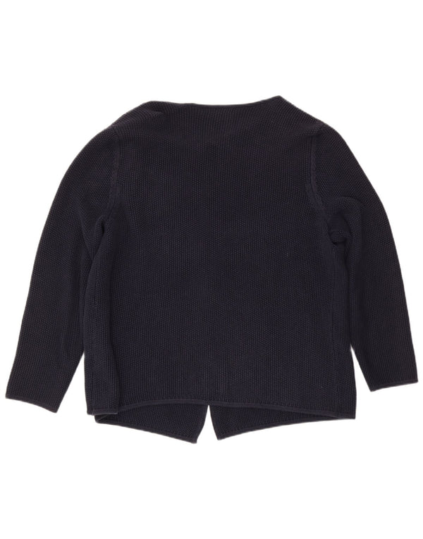 Crew Clothing Maglione cardigan aperto da donna UK 18 XL Cotone blu navy