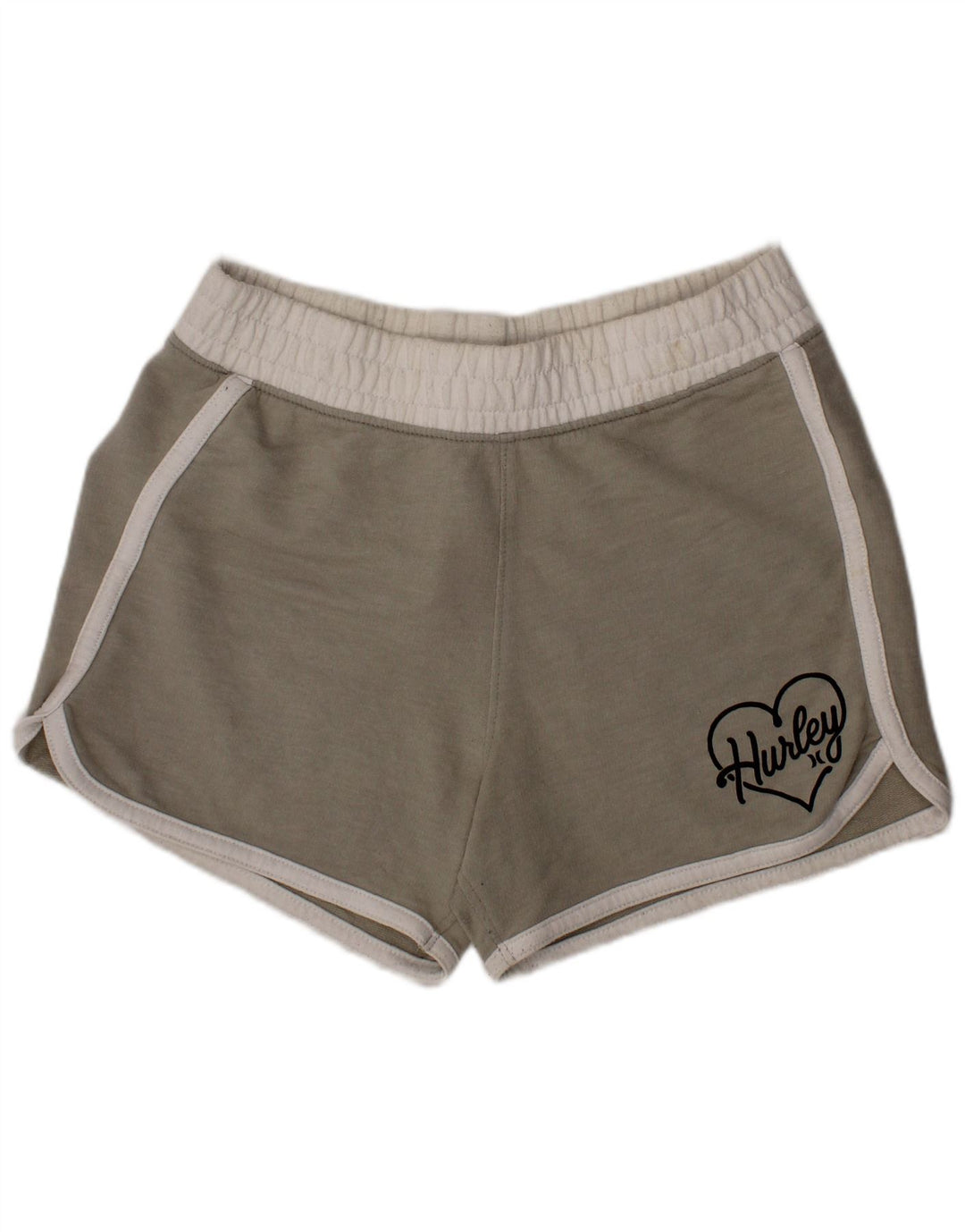 HURLEY Girls Sport Shorts 12-13 Years Large  Green Colourblock