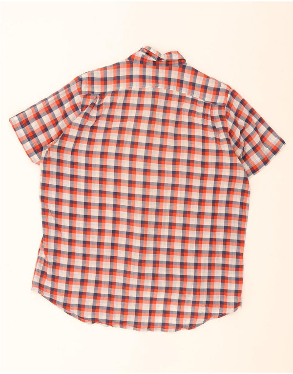 Camicia a maniche corte da uomo Lee in cotone a quadri multicolore medio
