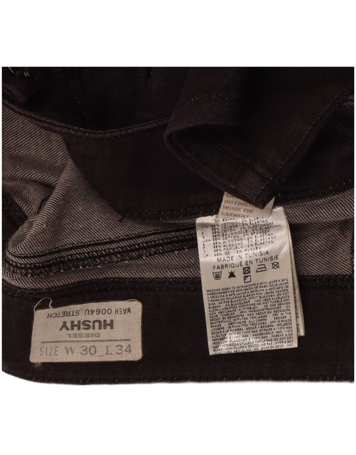 Jeans slim da donna Diesel Husky W30 L30 cotone nero