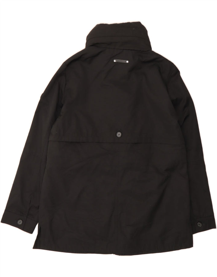 RALPH LAUREN Womens Windbreaker Jacket UK 16 Large Black Cotton Vintage Ralph Lauren and Second-Hand Ralph Lauren from Messina Hembry 
